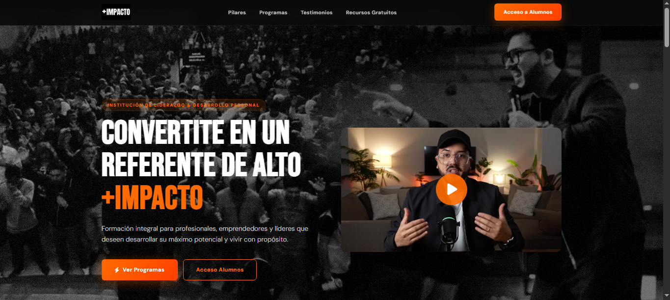 Más Impacto - Sitio Web